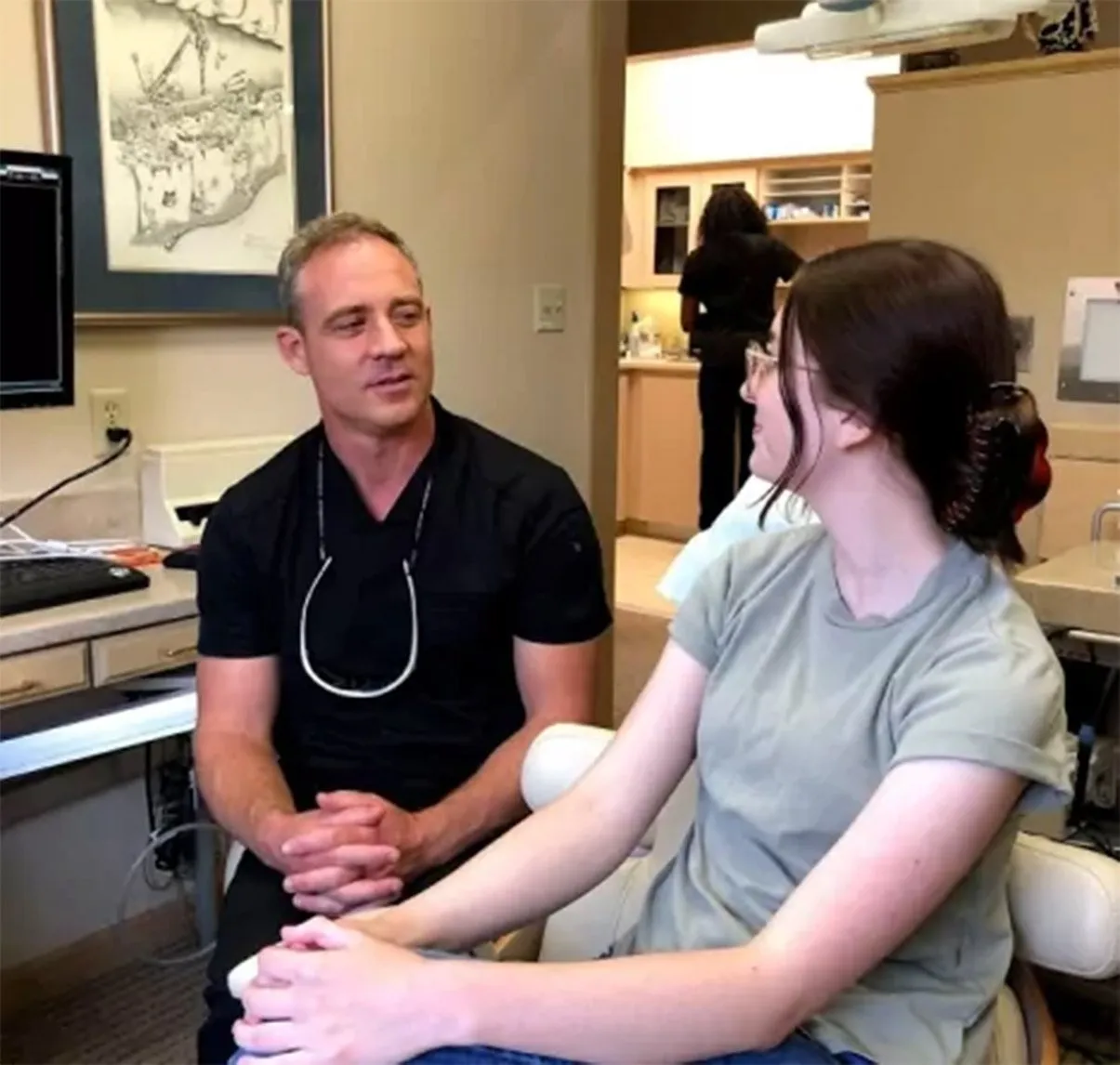 A consultation in an MVP Dental treatment room
